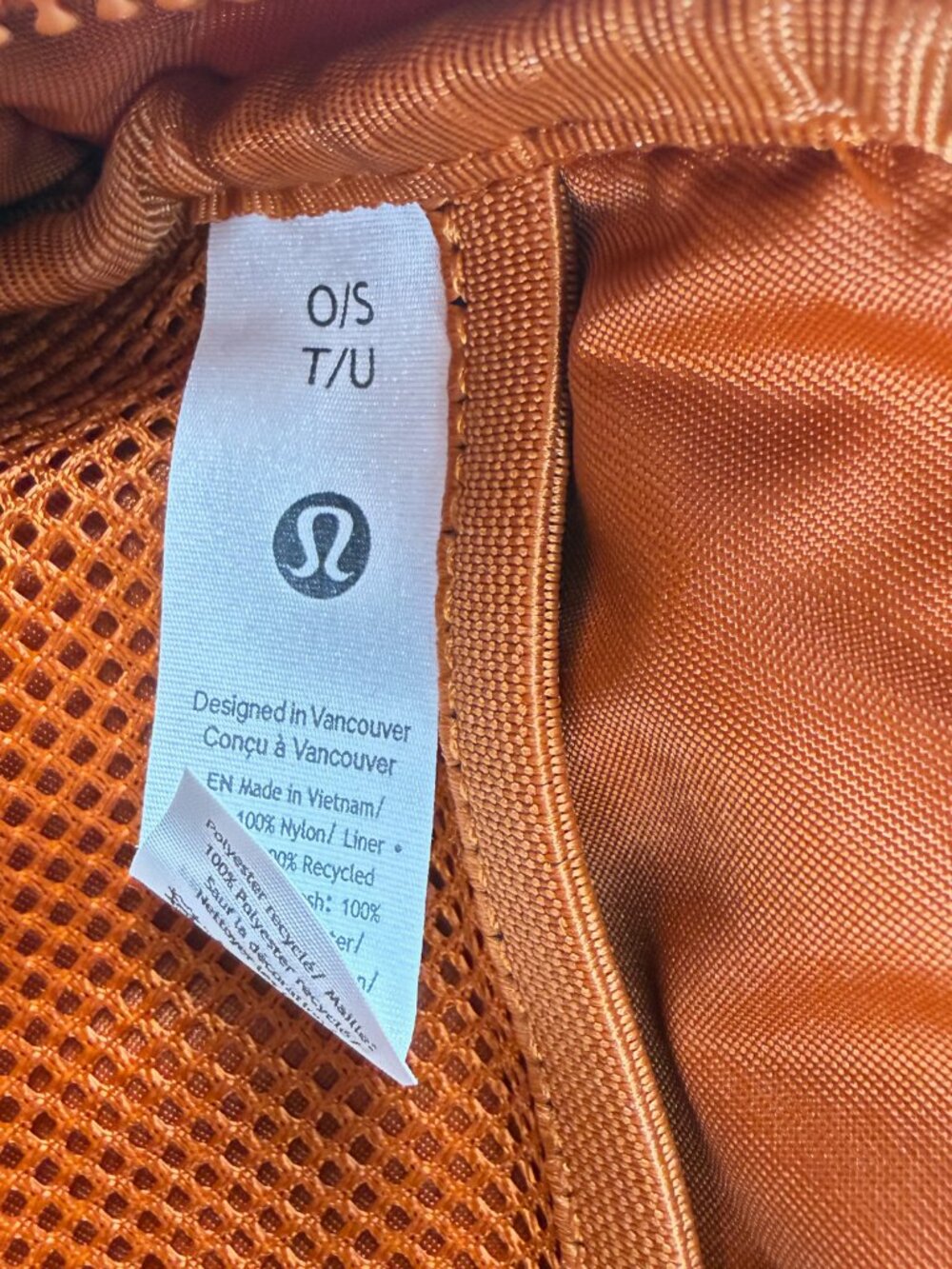 NWT Lululemon Everywhere Belt Bag 1L Tiger Orange 8" Wide SOLD OUT ONLINE - Picture 5 of 8